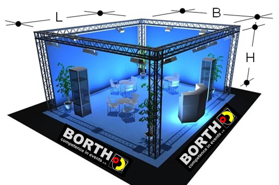 Stehendes Traversensystem